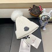Fortok Moncler Beanie Pom Pom White - 5