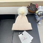 Fortok Moncler Beanie Pom Pom Cream - 5