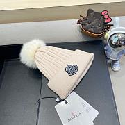 Fortok Moncler Beanie Pom Pom Cream - 3