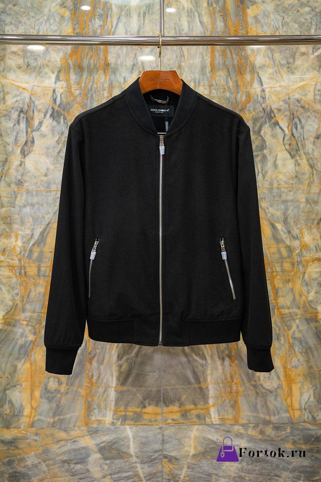 Fortok Dolce & Gabbana Cashmere bomber jacket Black - 1