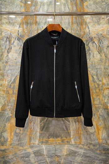 Fortok Dolce & Gabbana Cashmere bomber jacket Black