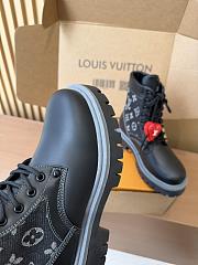 Fortok Louis Vuitton LV Ranger Boots in black jean Monogram  - 2