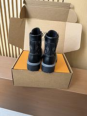 Fortok Louis Vuitton LV Ranger Boots in black jean Monogram  - 4