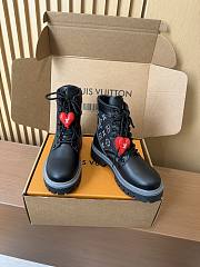 Fortok Louis Vuitton LV Ranger Boots in black jean Monogram  - 6