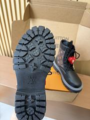 Fortok Louis Vuitton LV Ranger Boots in Brown leather Monogram  - 4
