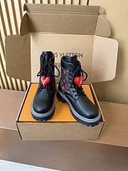 Fortok Louis Vuitton LV Ranger Boots in Brown leather Monogram  - 3