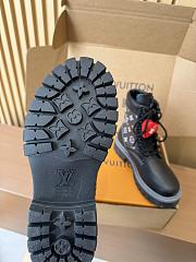 Fortok Louis Vuitton LV Ranger Boots in black leather Monogram  - 6