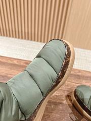 Fortok Louis Vuitton LV Cloud Ankle Boot Sneaker in Green nylon - 2