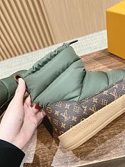 Fortok Louis Vuitton LV Cloud Ankle Boot Sneaker in Green nylon - 3