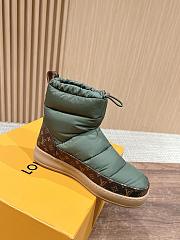 Fortok Louis Vuitton LV Cloud Ankle Boot Sneaker in Green nylon - 5