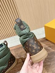 Fortok Louis Vuitton LV Cloud Ankle Boot Sneaker in Green nylon - 4