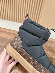 Fortok Louis Vuitton LV Cloud Ankle Boot Sneaker in Black nylon - 6