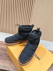 Fortok Louis Vuitton LV Cloud Ankle Boot Sneaker in Black nylon - 5