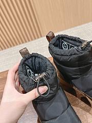 Fortok Louis Vuitton LV Cloud Ankle Boot Sneaker in Black nylon - 3
