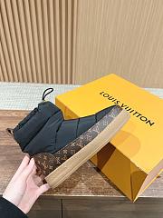 Fortok Louis Vuitton LV Cloud Ankle Boot Sneaker in Black nylon - 2