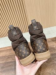 Fortok Louis Vuitton LV Cloud Ankle Boot Sneaker in Brown nylon - 3