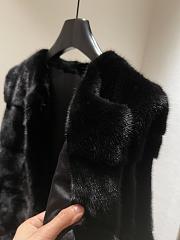 Fortok Fur Vest Jacket Black - 4
