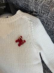 Fortok Celine crew neck sweater Cream - 3