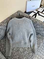 Fortok Celine Triomphe cardigan Grey - 2