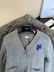 Fortok Celine Triomphe cardigan Grey - 4