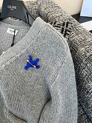 Fortok Celine Triomphe cardigan Grey - 5