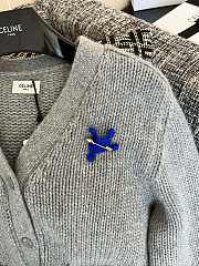 Fortok Celine Triomphe cardigan Grey - 6