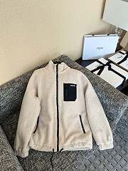 Fortok Celine Sherpa Jacket Beige  - 1