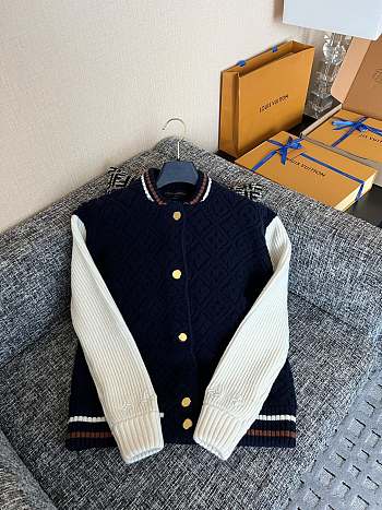 Fortok Louis Vuitton Monogram Toweling Varsity Jacket