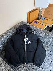 Fortok Louis Vuitton Monogram Black Puffer jacket  - 1