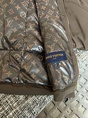 Fortok Louis Vuitton Monogram Brown Puffer jacket  - 4