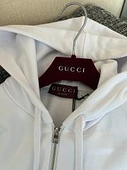 Fortok Gucci full-zip hoodie White - 4