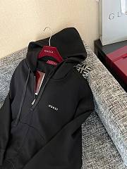 Fortok Gucci full-zip hoodie Black - 4