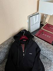 Fortok Gucci full-zip hoodie Black - 2