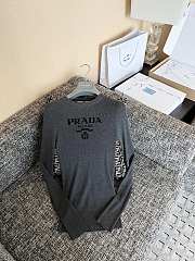 Fortok Prada Milano crew-neck sweater Grey - 1