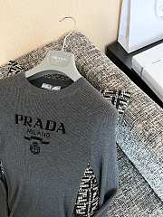 Fortok Prada Milano crew-neck sweater Grey - 5