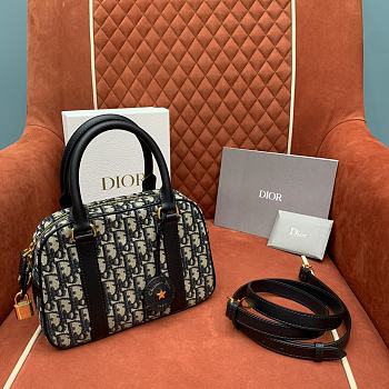 Fortok Dior Medium D-Vibe Bowling Bag 25*16*9.5cm