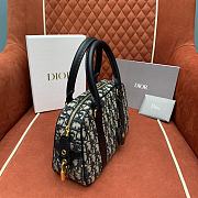 Fortok Dior Medium D-Vibe Bowling Bag 25*16*9.5cm - 5