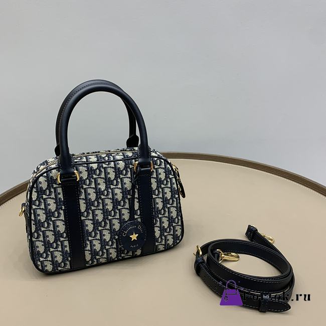 Fortok Dior D-Vibe Bowling Bag 31*22.5*11.5cm - 1