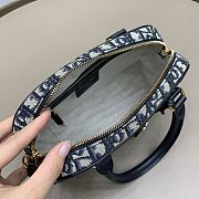 Fortok Dior D-Vibe Bowling Bag 31*22.5*11.5cm - 2