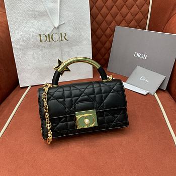 Fortok Dior Ange bag Black 20×12×5cm