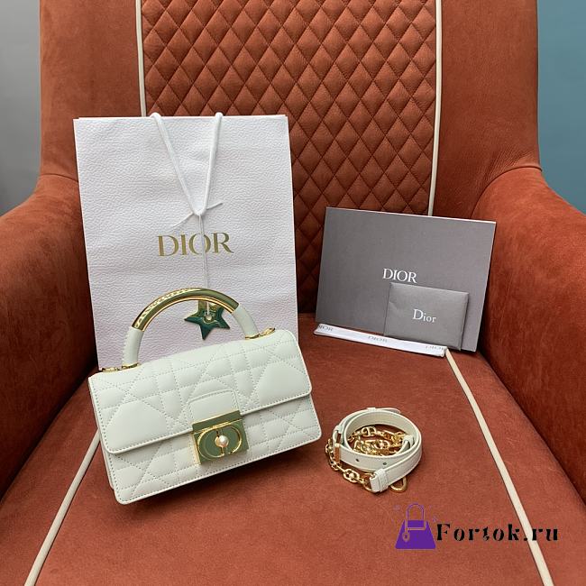 Fortok Dior Ange bag White 20×12×5cm - 1