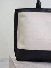 Fortok Saint Laurent Cabas two-tone tote bag 41.5×34×14cm - 2