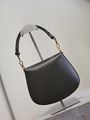 Fortok Saint Laurent Voltaire Top Handle bag in black leather 17.5×21×8cm - 5