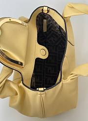 Fortok Fendi Spy bag in yellow calfskin leather 32-12-18cm - 2