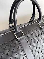 Fortok Bottega Veneta Cabin Duffle bag Black 50*27*24cm  - 6