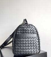 Fortok Bottega Veneta Cabin Duffle bag Black 50*27*24cm  - 5