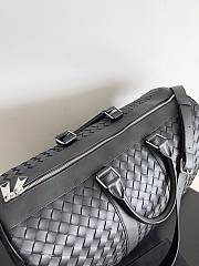 Fortok Bottega Veneta Cabin Duffle bag Black 50*27*24cm  - 2