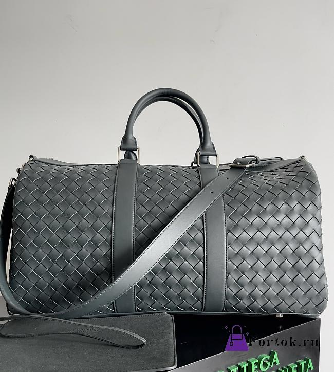 Fortok Bottega Veneta Cabin Duffle bag Grey 50*27*24cm - 1