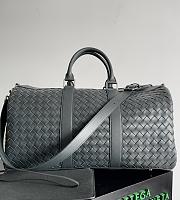 Fortok Bottega Veneta Cabin Duffle bag Grey 50*27*24cm - 1