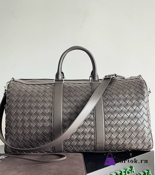 Fortok Bottega Veneta Cabin Duffle bag Brown 50*27*24cm - 1